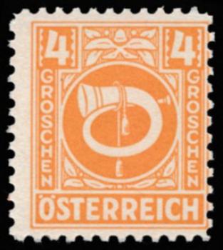 ANK 0697-0713 Posthorn 1945 complete set
